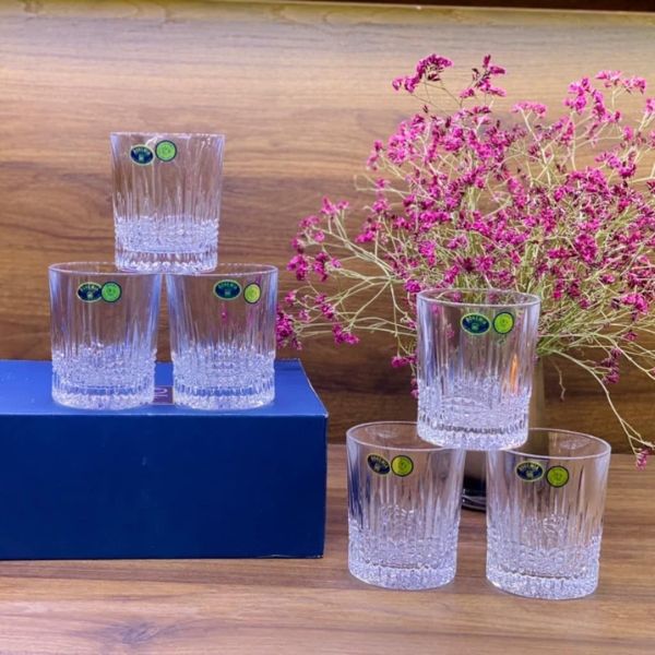 Bộ 6 cốc pha lê Bohemia Vibes 300ml được làm bằng thủy tinh pha lê không chì.