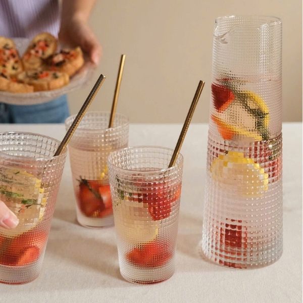 Bộ 6 cốc&nbsp;thủy tinh Noritake IVV Speedy Highball 400ml&nbsp;Có kết cấu thủy tinh có gân giúp cầm nắm chống trượt và có kiểu dáng thời trang