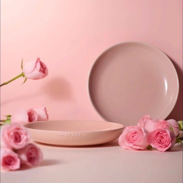 Bộ 6 đĩa macaron Staub 22cm