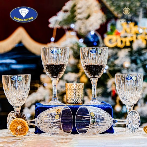 Bộ 6 ly pha lê Bohemia Vibes 250ml dành cho vang trắng&nbsp;là loại ly chất lượng dành cho mọi dịp