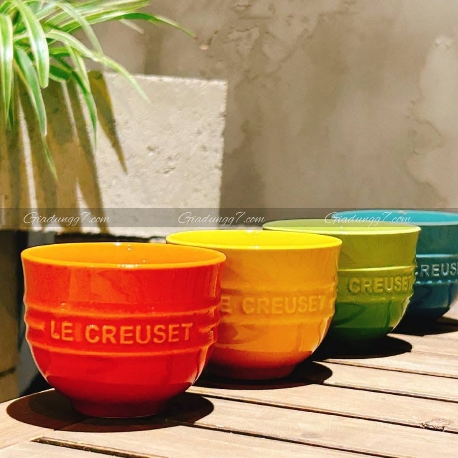 Bộ ấm chén cầu vồng Le Creuset 5 món