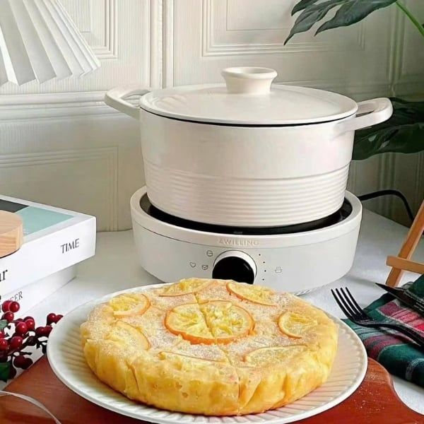 Bộ bếp từ đơn kèm nồi lẩu Zwilling 2000W - Màu Đỏ/Đen/Kem