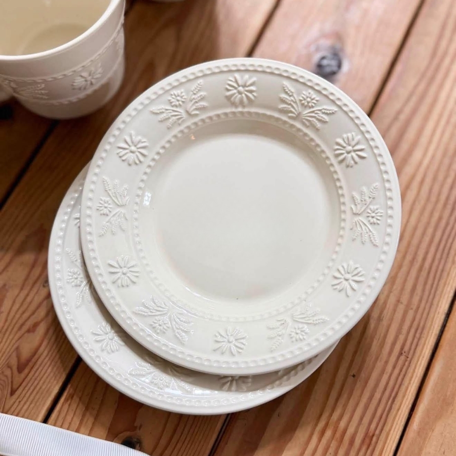 Bộ cốc chén Staub Margaret 4 món hoa Daisy Bộ trà chiều lãng mạn mới ra mắt