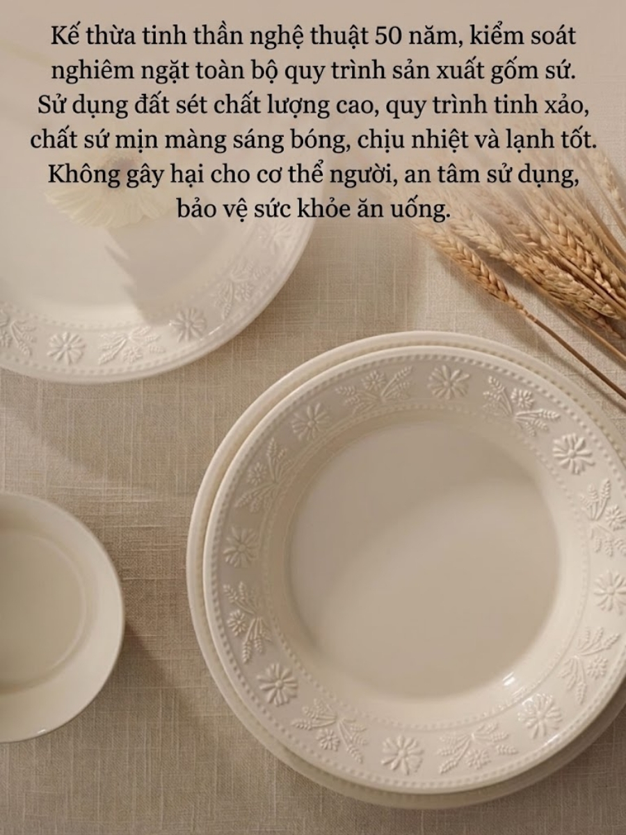Bộ cốc chén Staub Margaret 4 món hoa Daisy Bộ trà chiều lãng mạn mới ra mắt Thiết kế hoa cúc tươi tắn Bánh ngọt, cà phê và trà được đóng gói đẹp mắt