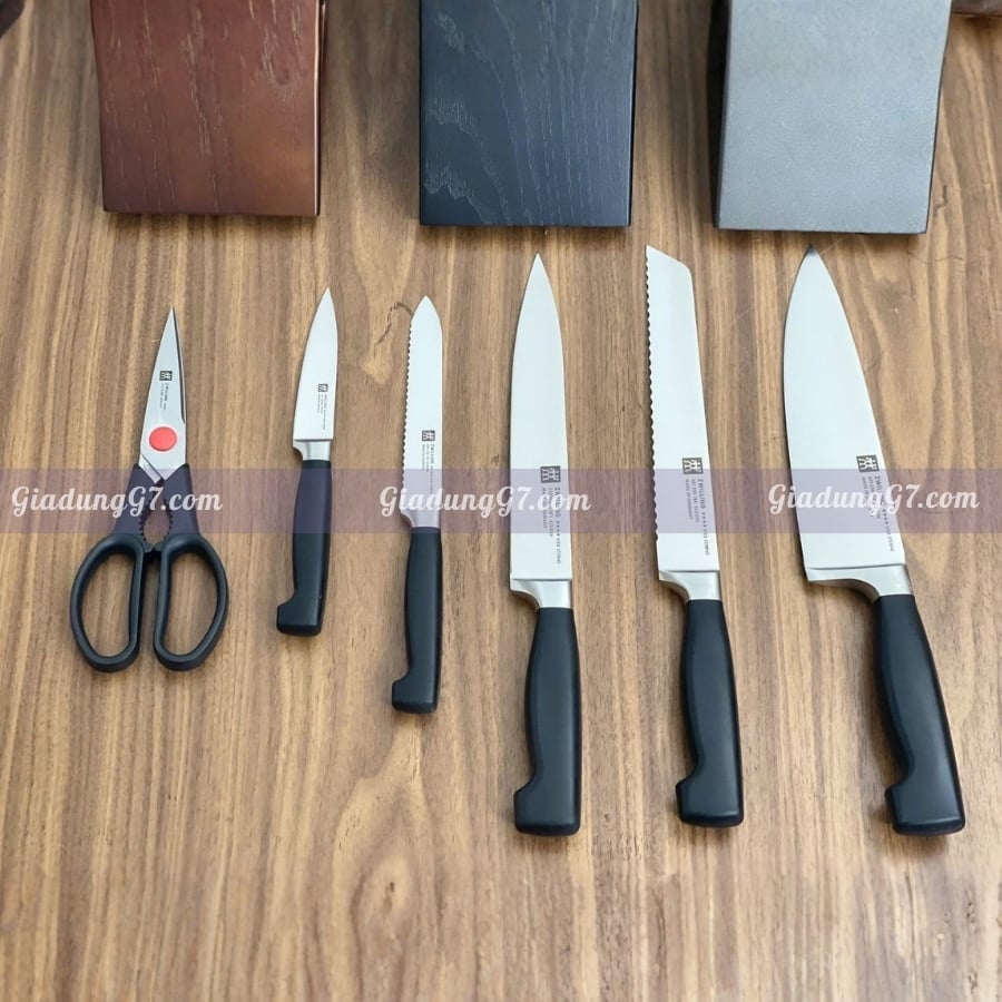 Bộ dao tự mài Zwilling Four Star 7 món Công nghệ đặc biệt