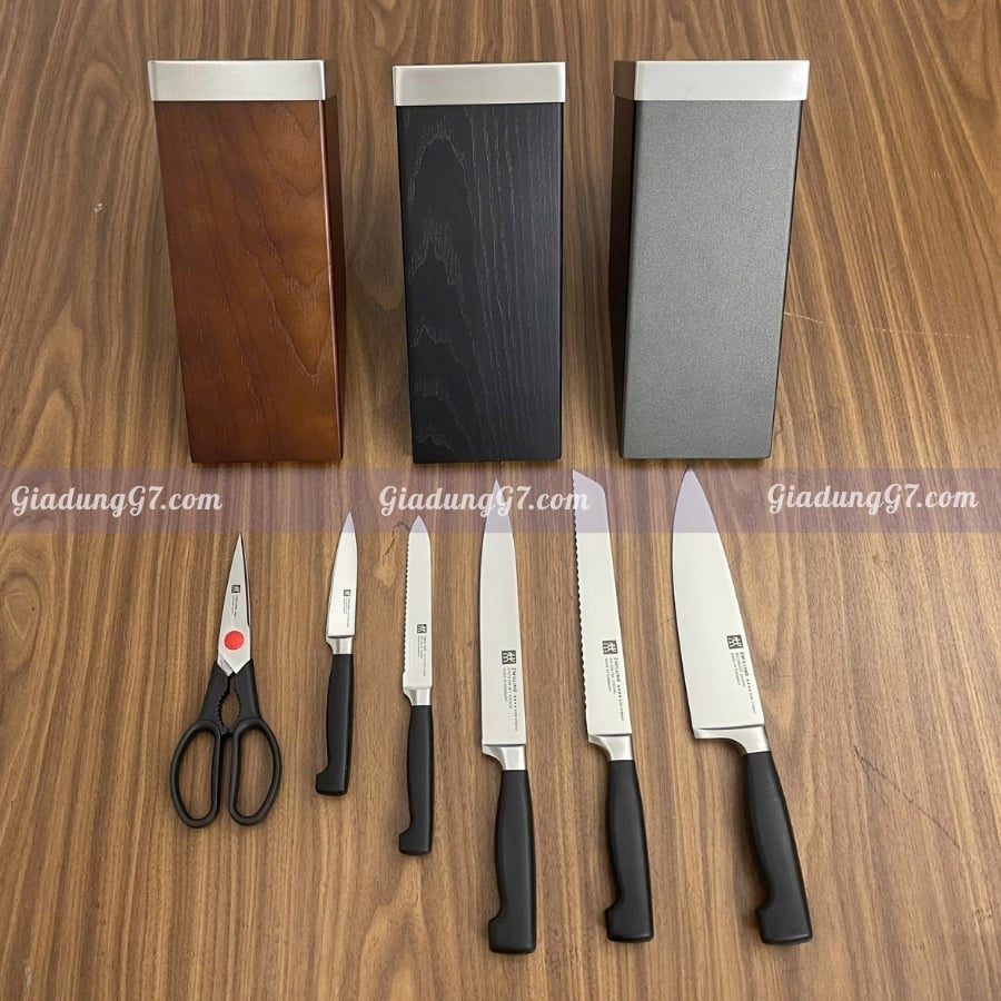 Bộ dao tự mài Zwilling Four Star 7 món Sản xuất tinh tế