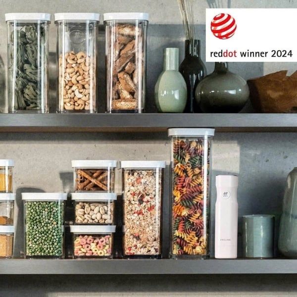 Bộ hộp đựng thực phẩm chân không Zwilling Fresh & Save&nbsp;cách mạng hóa việc lưu trữ thực phẩm và sắp xếp không gian bếp của bạn.