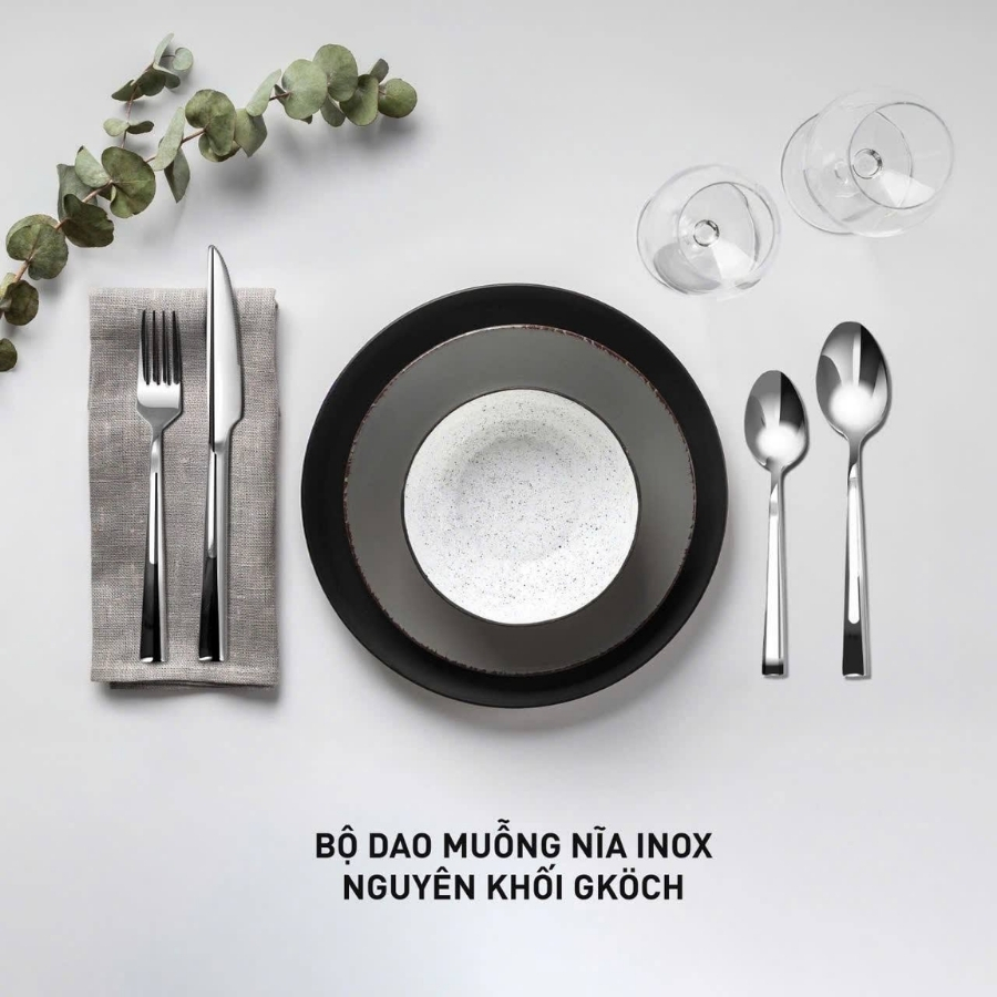 Bộ muỗng dao dĩa 24 món Gkoch Victoria BC2048 Thiết Kế Đẳng Cấp – Hoàn Hảo Từng Đường Nét
