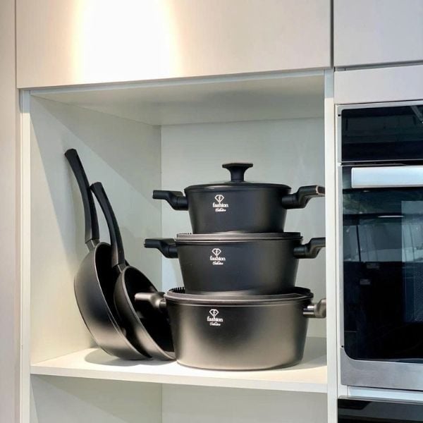 Bộ nồi Berlinger Haus 10 món FashionTV FTV-0046 Sử dụng được trên mọi loại bếp