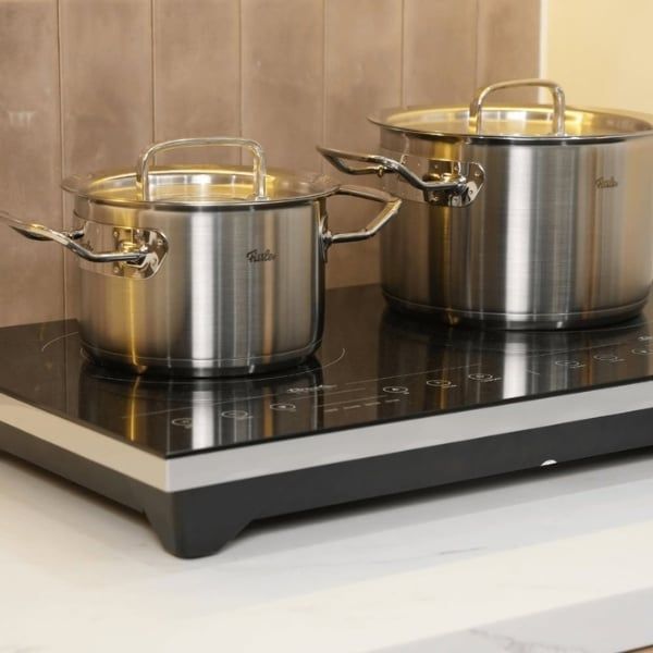 Bộ nồi Fissler Pure Collection 4 món&nbsp;với Đế&nbsp;cookstar được định vị hoàn hảo đảm bảo sự hấp thụ