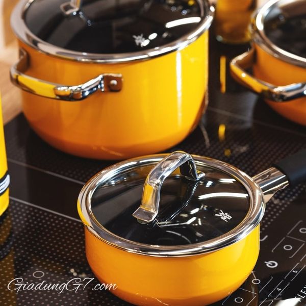 Bộ nồi WMF Fusiontec Mineral&nbsp;4 chiếc dùng được tất cả các loại bếp kể cả bếp từ