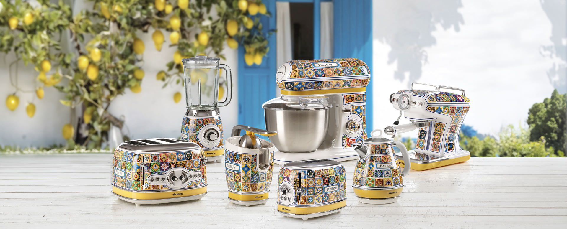 Ariete Positano và Ariete Capri là hai bộ sưu tập gia dụng cao cấp đến từ Ý