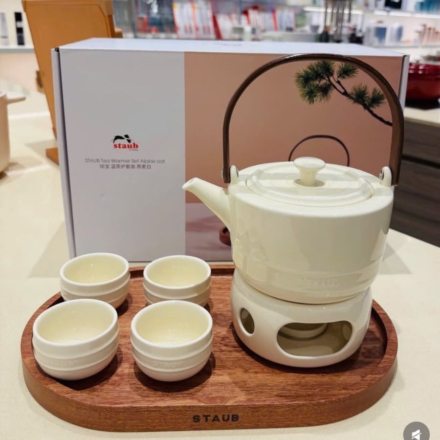 Bộ trà Staub Cast Iron Teapot Thiết kế tinh tế mang đậm tinh thần “slow living” đầy thư thái