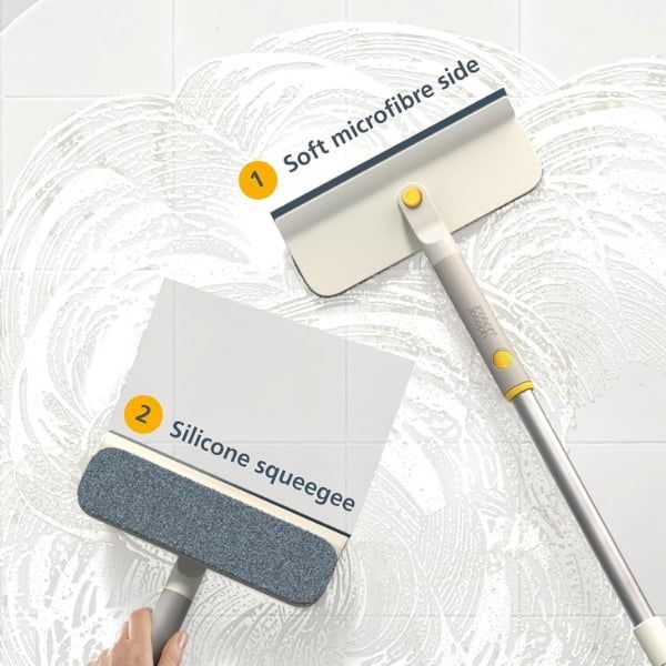 Cây gạt kính Joseph Joseph 6500014 Cleantech 2in1 Tay cầm có thể gập lại và xoay được