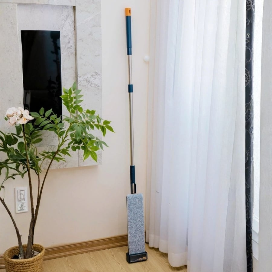 Cây lau nhà tự vắt chữ nhật Kaiyo, với chế độ tự vắt thông minh, tích hợp nhiều tiện ích