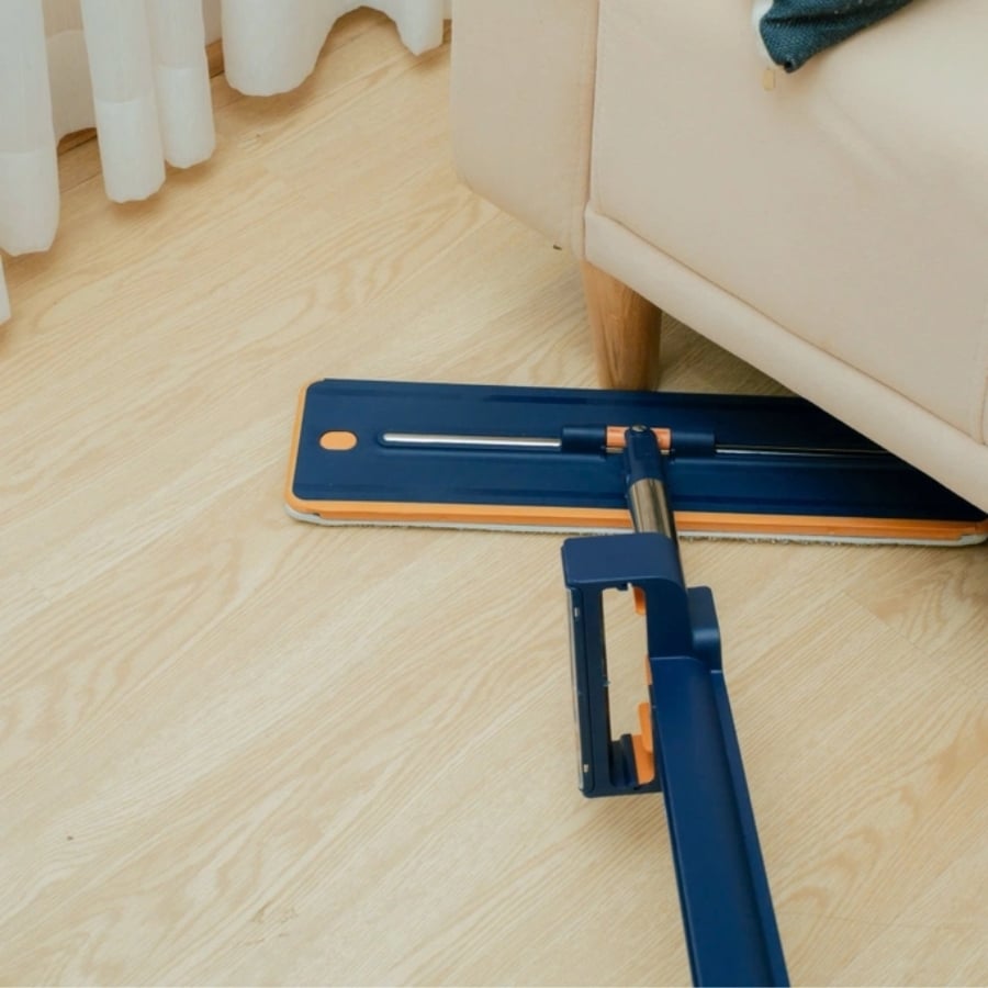 Cây lau nhà tự vắt chữ nhật Kaiyo Lau nhà sạch nhờ cơ chế kiềm nước hiện đại