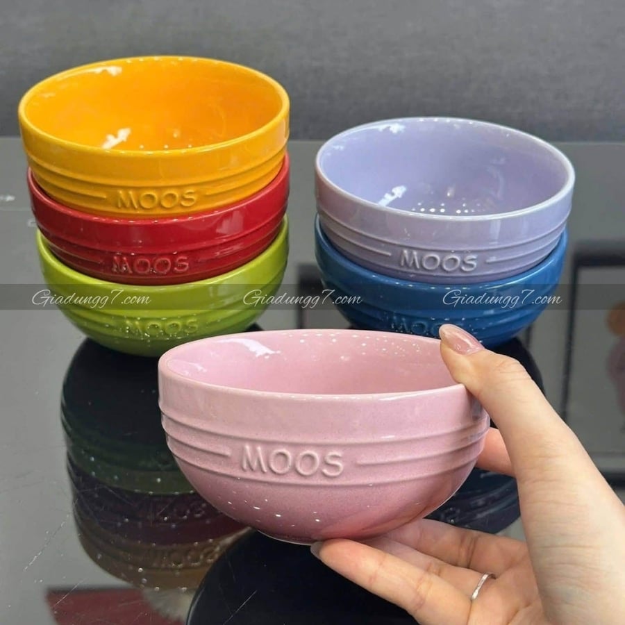 Combo 6 bát cơm Moos, 6 bát phở Moos, 6 đĩa Moos -&nbsp;Moos by Fine  Men gốm sứ cao cấp với quy trình sản xuất thủ công nghiêm ngặt và chặt chẽ