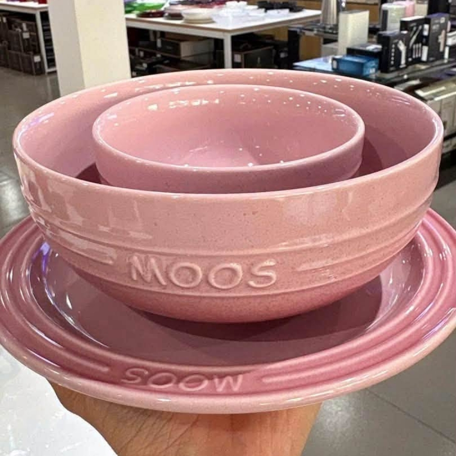Combo 6 bát cơm Moos, 6 bát phở Moos, 6 đĩa Moos -&nbsp;Moos by Fine  Men gốm sứ cao cấp với quy trình sản xuất thủ công nghiêm ngặt và chặt chẽ
