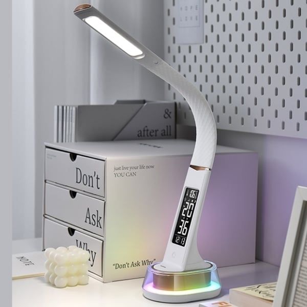 Đèn chống cận Wilit C13A Đèn có màn hình đồng hồ HD hiển thị giờ, nhiệt độ, ngày tháng.