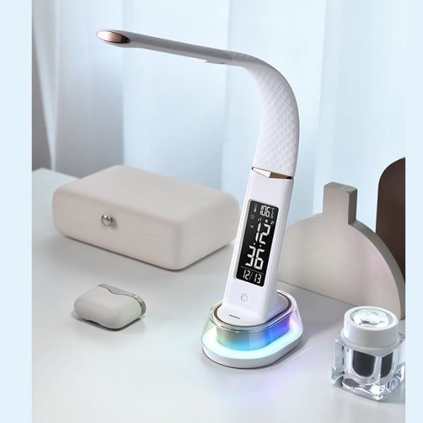 Đèn chống cận Wilit C13A Đèn có màn hình đồng hồ HD hiển thị giờ, nhiệt độ, ngày tháng.