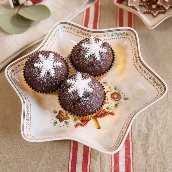 Đĩa Villeroy & Boch Winter Bakery Delight Star 24cm Nghệ thuật thủ công cao cấp