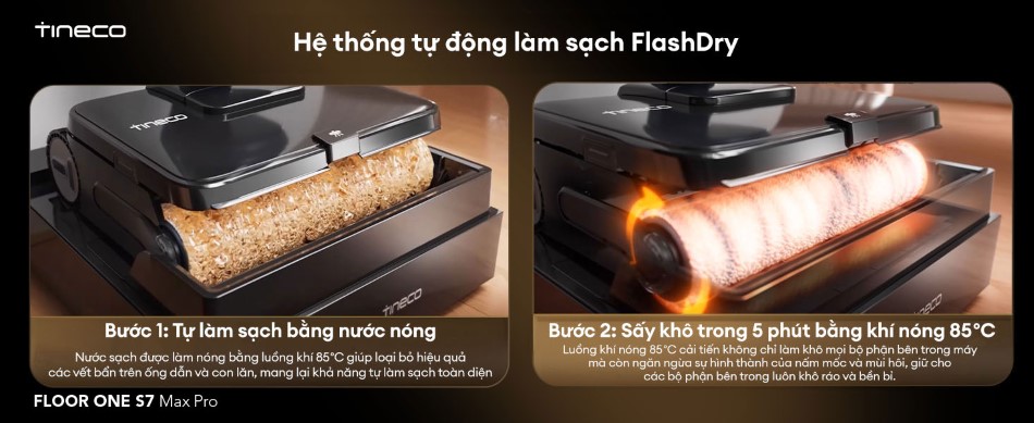 Tineco Floor One S7 Max Pro được định vị là dòng máy làm sạch sàn khô ướt cao cấp, hướng đến việc giải phóng hoàn toàn sức lao động cho người dùng