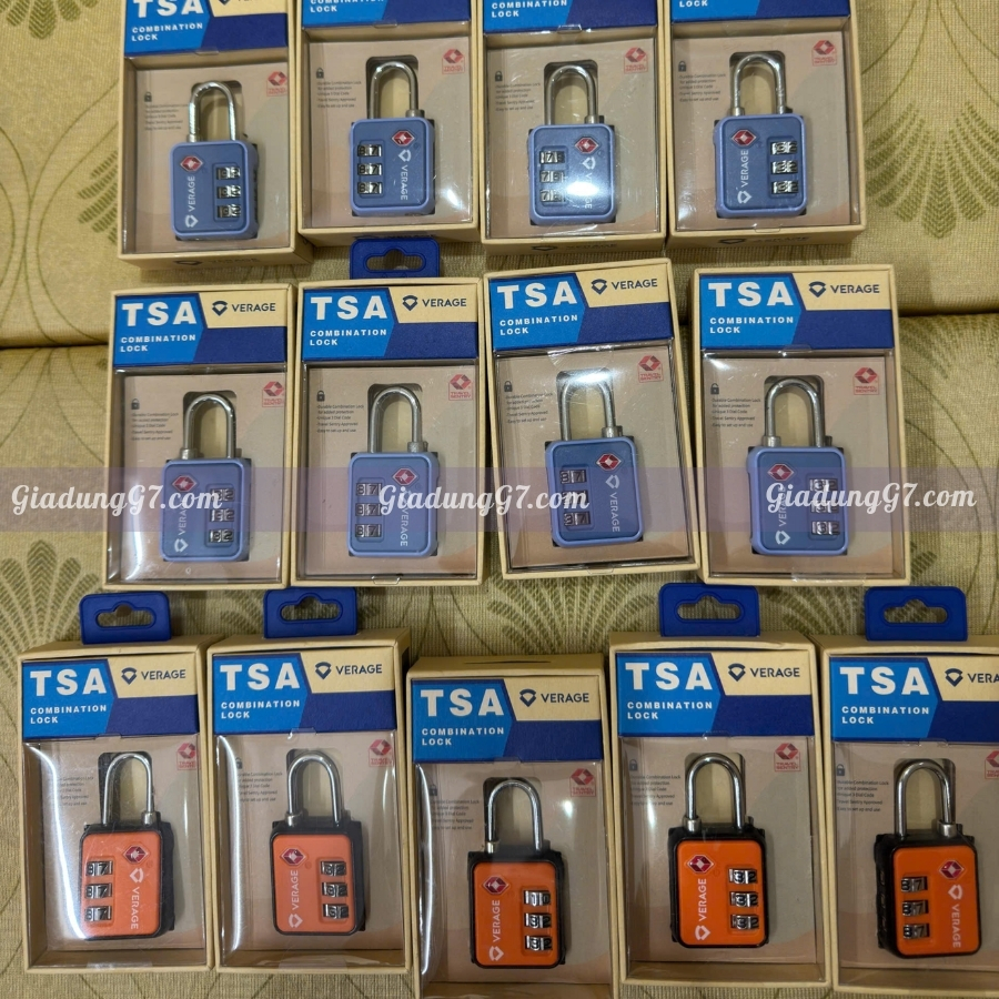 Khóa số Verage TSA Plus 3 số Cấu tạo từ hợp kim kẽm cao cấp – Mang lại độ bền, độ chắc chắn và khả năng chống mài mòn vượt trội.