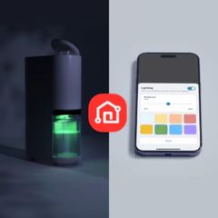 Máy hút ẩm LG Dual Inverter Mojave 40L DD23GMWE1 thiết kế thông minh LG ThinQ