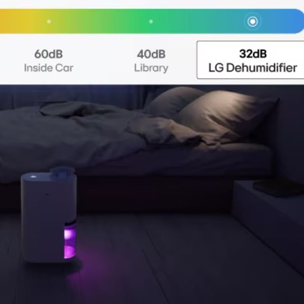 Máy hút ẩm LG 40L Dual Inverter Mojave DD23GMWE1&nbsp;Công Nghệ UVnano™ Và Bộ Lọc HEPA – Không Khí Sạch, An Toàn Hơn