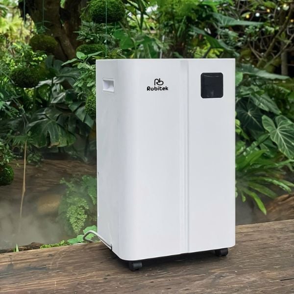 Máy hút ẩm Robitek DH25 25 lít/ngày – giúp hút ẩm nhanh, trả lại không gian khô ráo, thoáng sạch chỉ sau vài giờ!