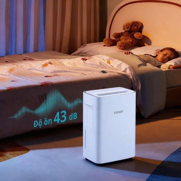 Máy hút ẩm Steiger STG 825DW Kết nối Wi-Fi qua ứng dụng tiện lợi