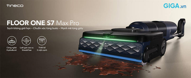 Tineco Floor One S7 Max Pro được định vị là dòng máy làm sạch sàn khô ướt cao cấp, hướng đến việc giải phóng hoàn toàn sức lao động cho người dùng