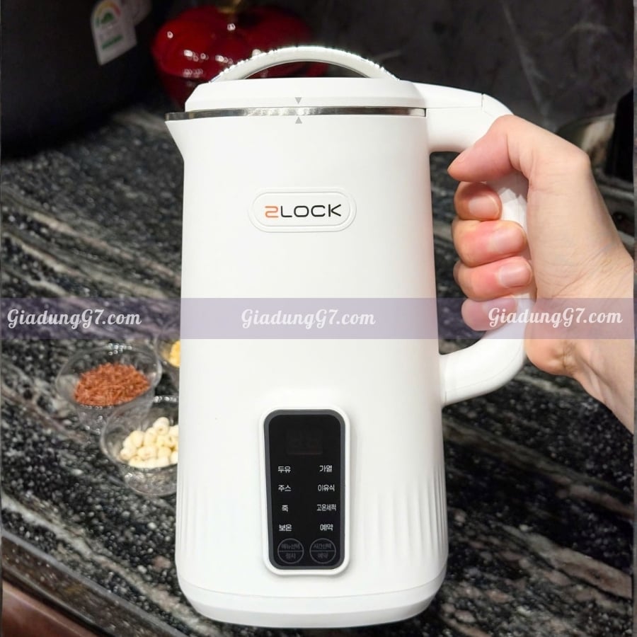 máy làm sữa hạt & nấu soup 2LOCK KOREA Công suất mạnh mẽ, xay nhuyễn mịn vượt trội