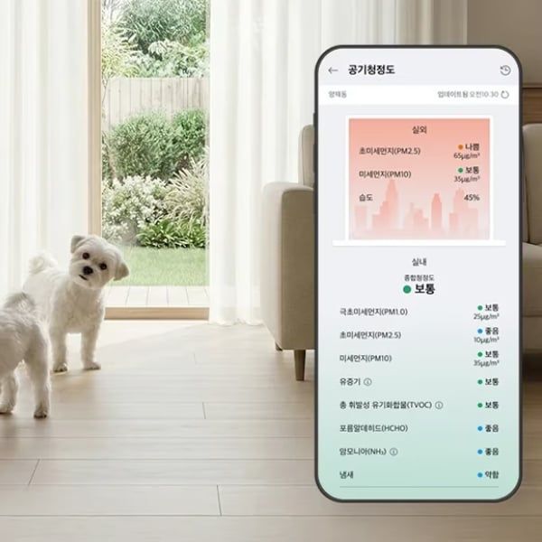Máy lọc không khí LG PuriCare AI Object Collection 360˚ phát hiện các chất gây ô nhiễm
