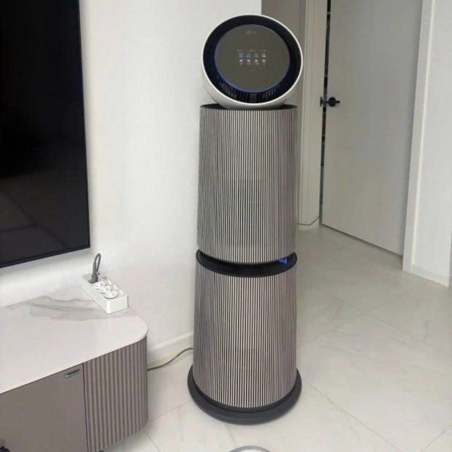 Máy lọc không khí LG AS356NSHHM PuriCare AI Object Collection 360˚ M5 114㎡ - Nội địa Hàn 2026