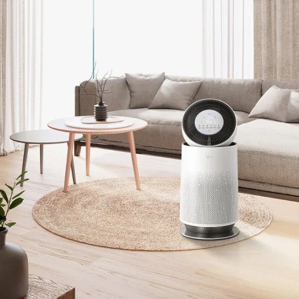 Máy lọc không khí LG PuriCare AI 360˚ Plus AS185DWWD 59,4㎡ là model ra đời năm 2025