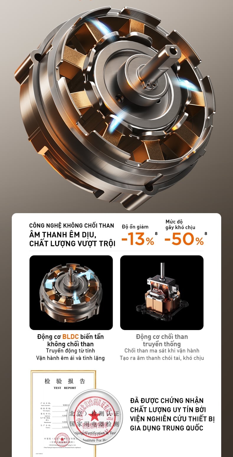 Máy nấu sữa hạt làm sạch tự động Joyoung JSCB-K7 PRO Vận hành êm ái, độ ồn siêu thấp