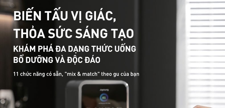 Máy nấu sữa hạt làm sạch tự động Joyoung JSCB-K7 PRO Vận hành êm ái, độ ồn siêu thấp