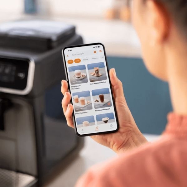 Với Máy pha cà phê Philips EP3321/40 Series 3300