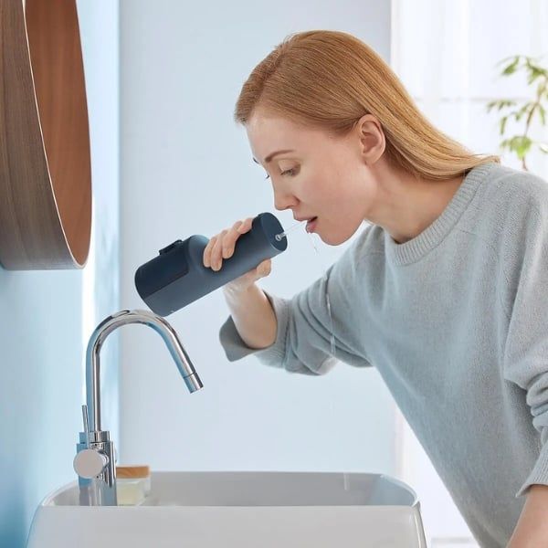 Với công nghệ siêu âm độc quyền, tăm nước EW-DJ66 nhà Panasonic có thể giúp bạn loại bỏ 99,9% mảng bám