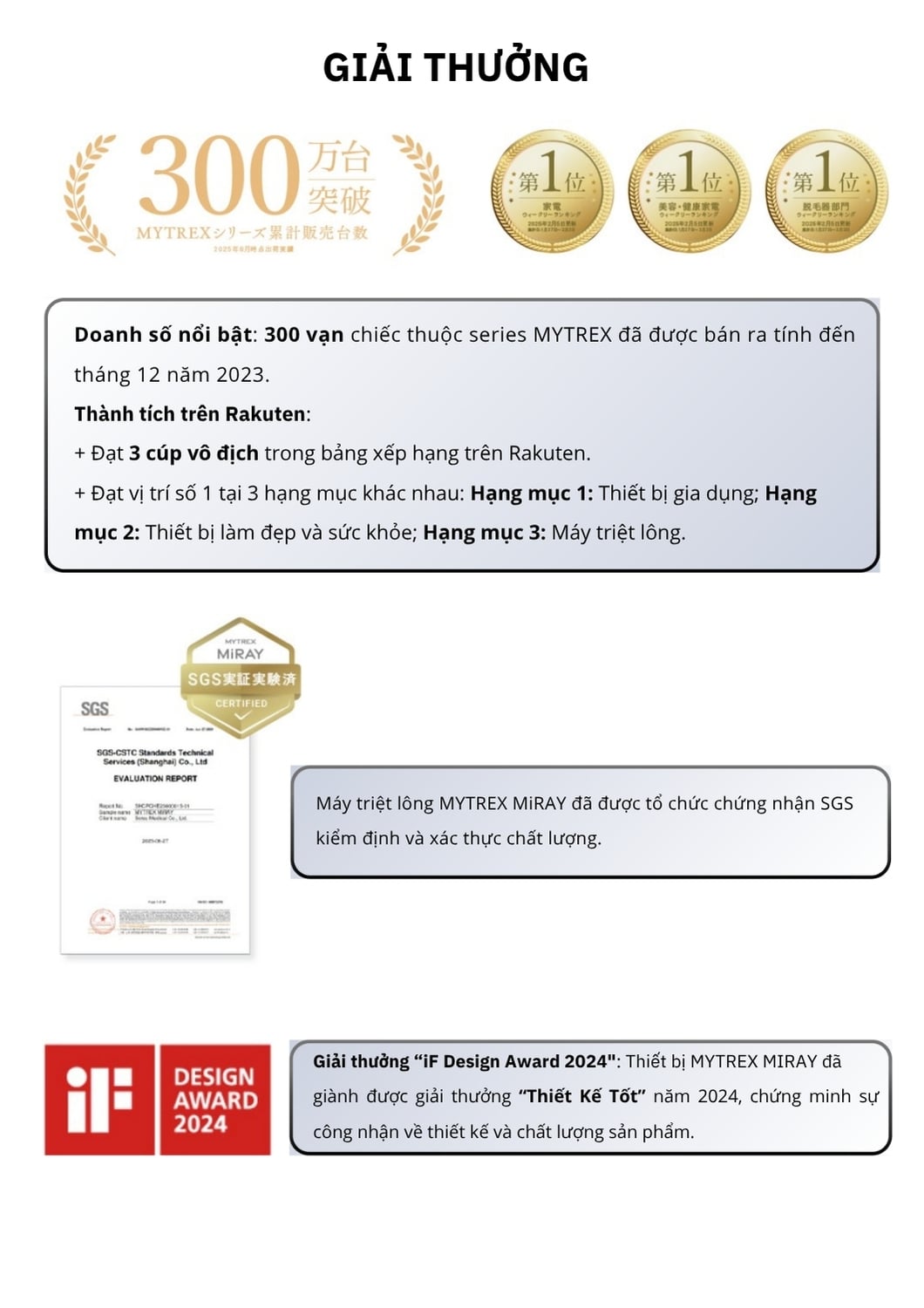 Máy triệt lông Mytrex Miray Được trang bị công nghệ DPL lần đầu tiên trên thiết bị làm đẹp
