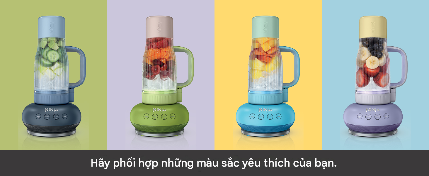 Máy xay cầm tay Ninja BlendBOSS DB351KR có nhiều màu cho bạn lựa chọn