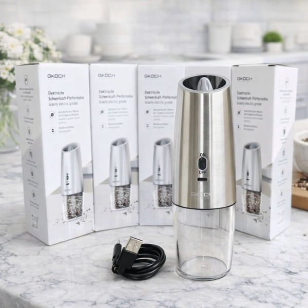 Máy Xay Tiêu Cảm Biến GKÖCH KYMQ-57A&nbsp;Lưỡi xay gốm cao cấp, bền bỉ