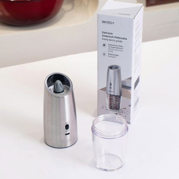 Máy Xay Tiêu Cảm Biến GKÖCH KYMQ-57A&nbsp;Lưỡi xay gốm cao cấp, bền bỉ