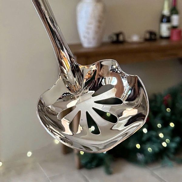 Muôi táo thủng Chockmen 30cm CKM-AL451LS  Chất liệu: inox 316