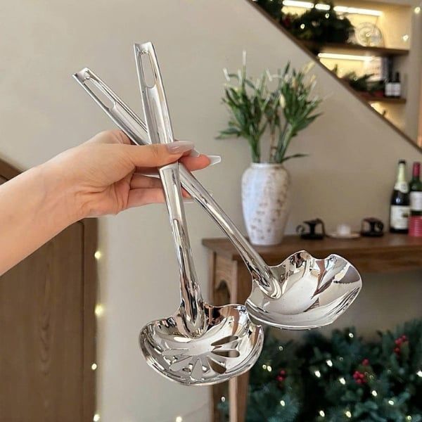 Muôi táo trơn Chockmen 30cm  Chất liệu: inox 316