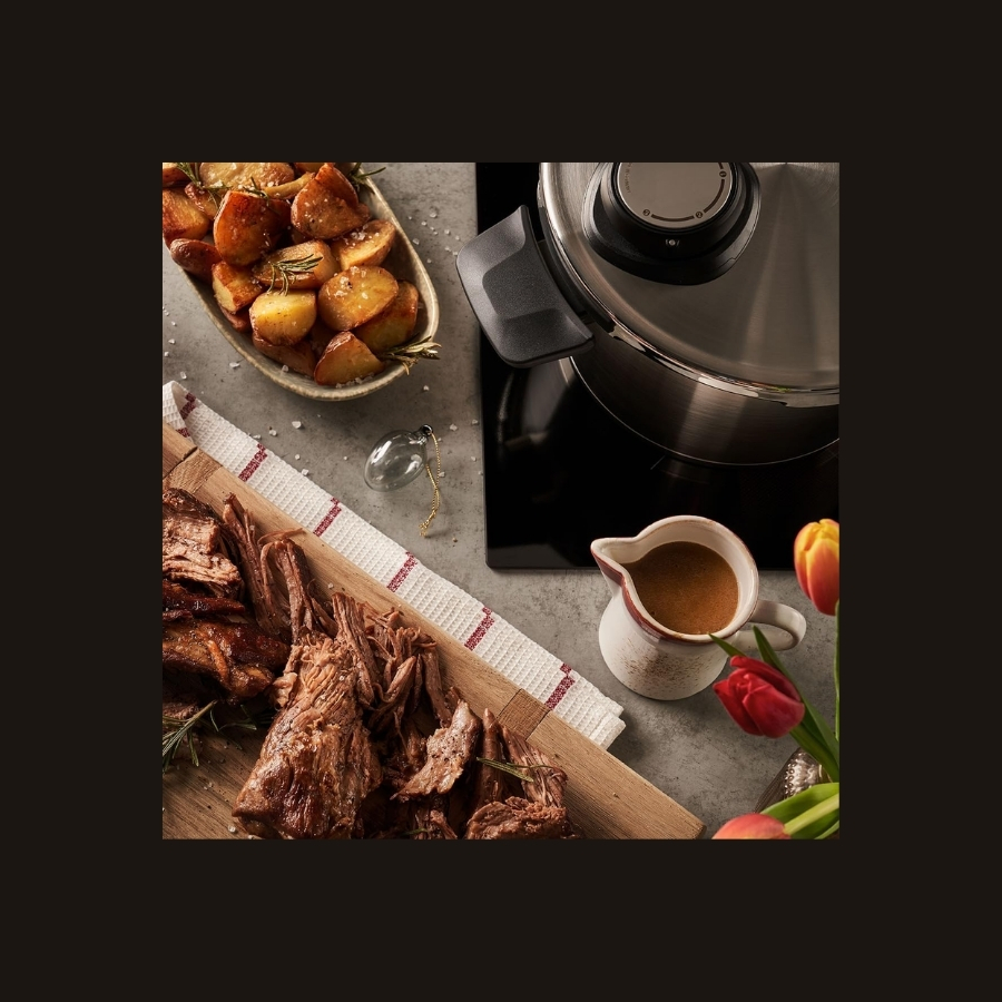 Nồi áp suất Fissler Vitavit Premium 8L An Toàn Tuyệt Đối Với Chức Năng Phun Hơi Nước