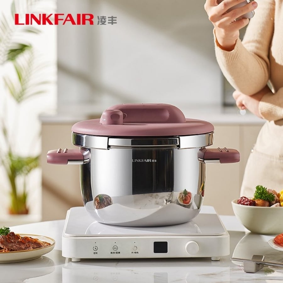 Nồi áp suất Linkfair 22cm 5L inox 304