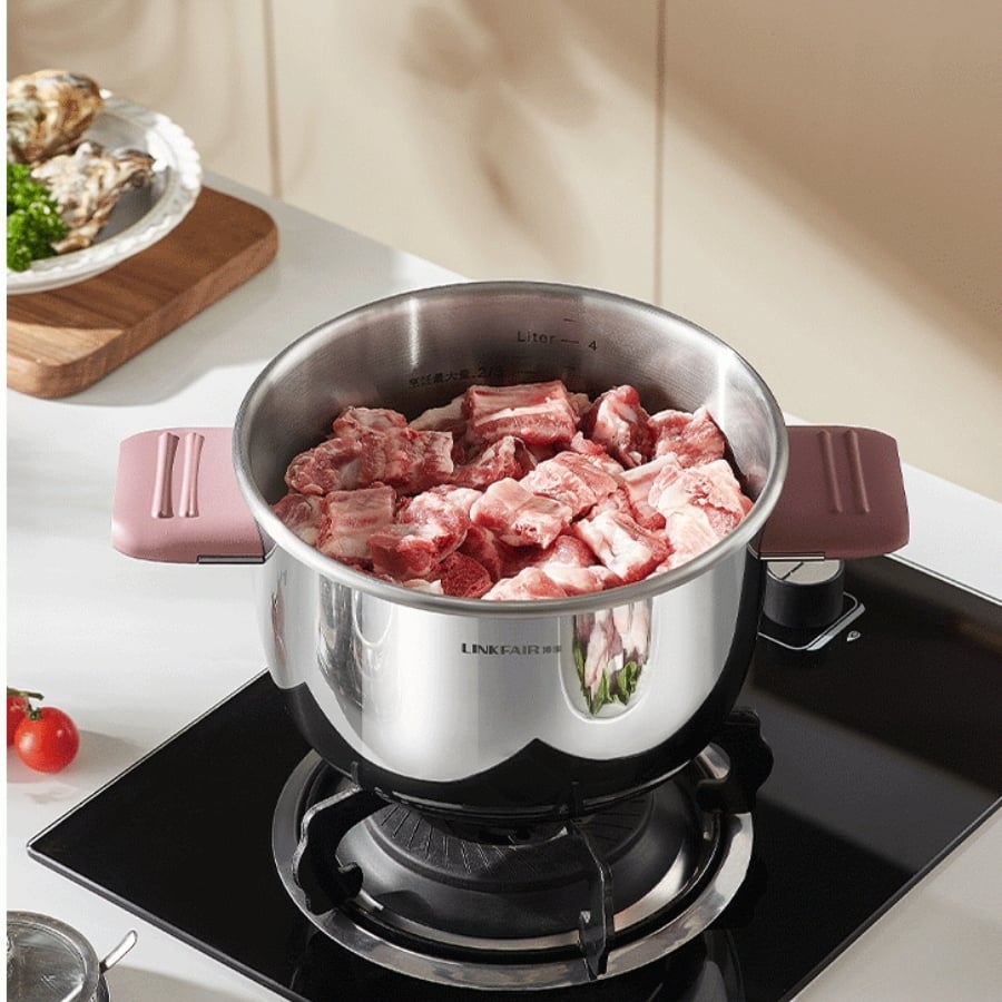 Nồi áp suất Linkfair 22cm 5L inox 304
