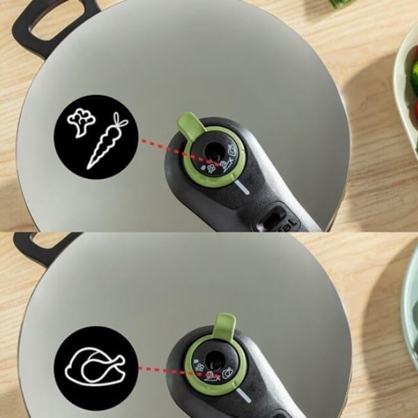 Nồi áp suất Tefal Secure Trendy 4L P2580400 Chất liệu: thép không gỉ chất lượng cao